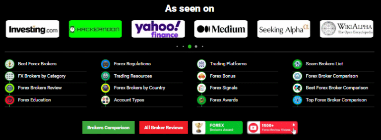 As Seen on Top Forex Brokers Review 768x283