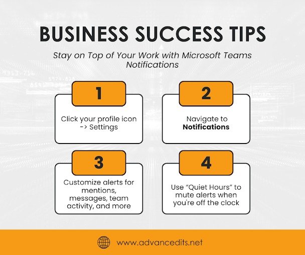 Boost Business Productivity with Microsoft Teams Notifications Smart Tips from Jacksonvilles Advanced IT Support