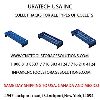 Collet racks for all types of collets from Uratech USA Inc 1