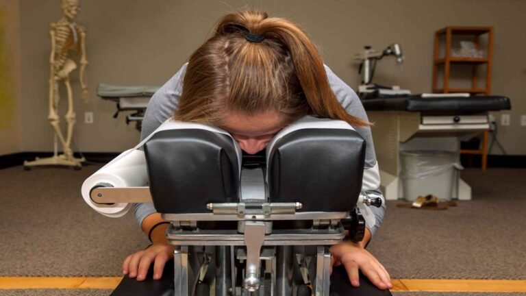 Girl Waits On Chiropractic Chair For Adjustment Chiropractic Henry Chiropractic 1602 N 9th Ave Pensacola FL 32503 850 435 7777 https   drcraighenry.com  768x432